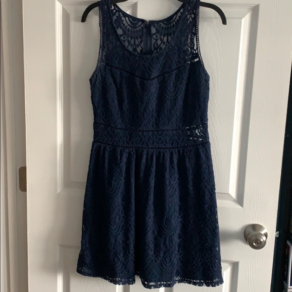 See- Through Waist and Back Dress